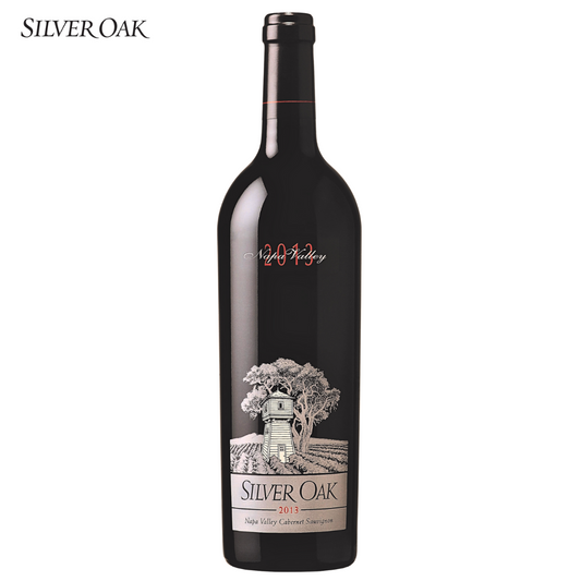 Silver Oak Napa Valley Cabernet Sauvignon 2013 – Premium red wine bottle from California, aged in American oak