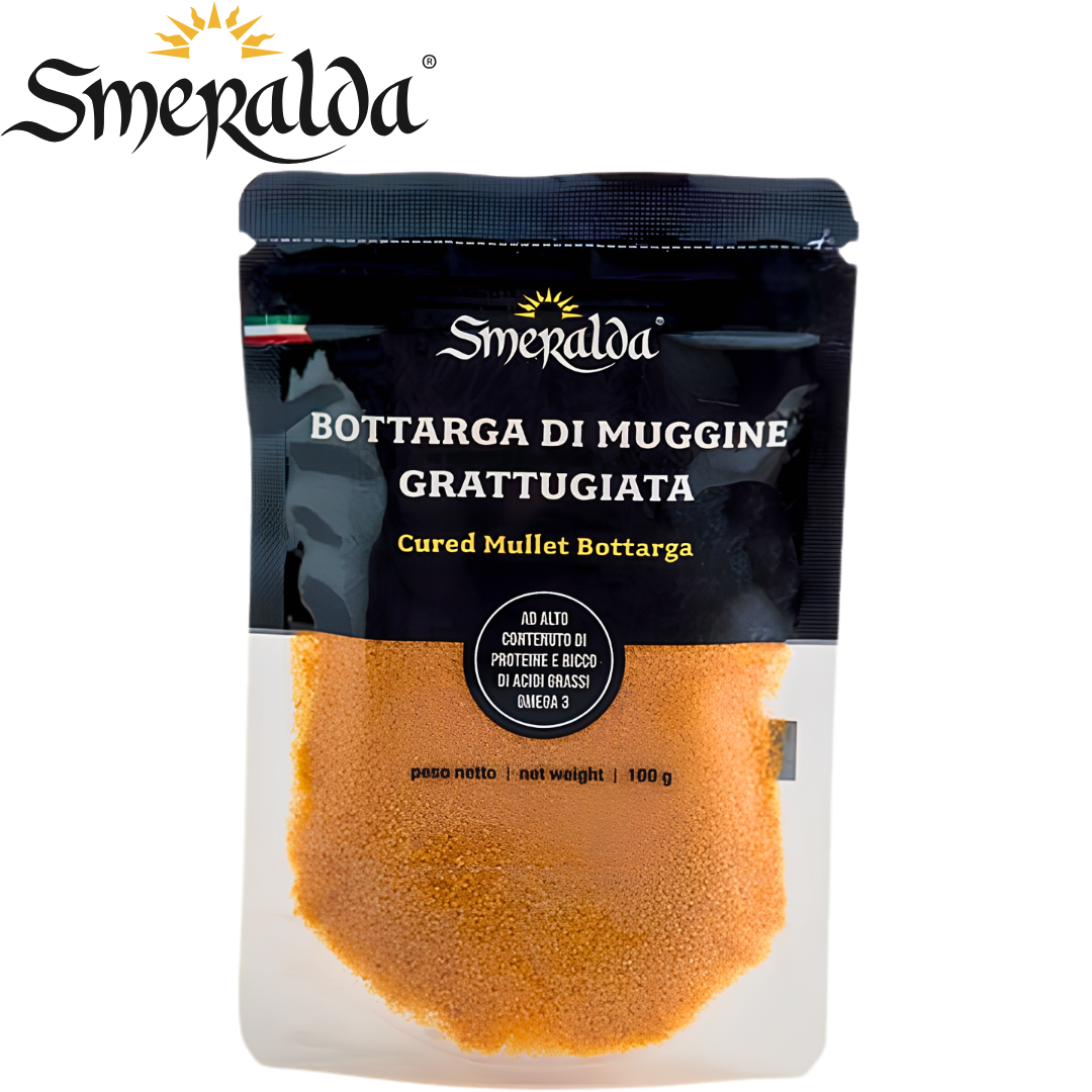 Smeralda bottarga di muggine grated cured mullet roe in bag