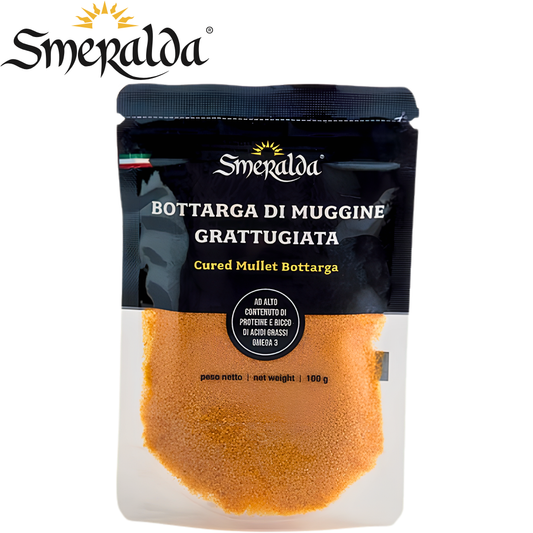Smeralda bottarga di muggine grated cured mullet roe in bag