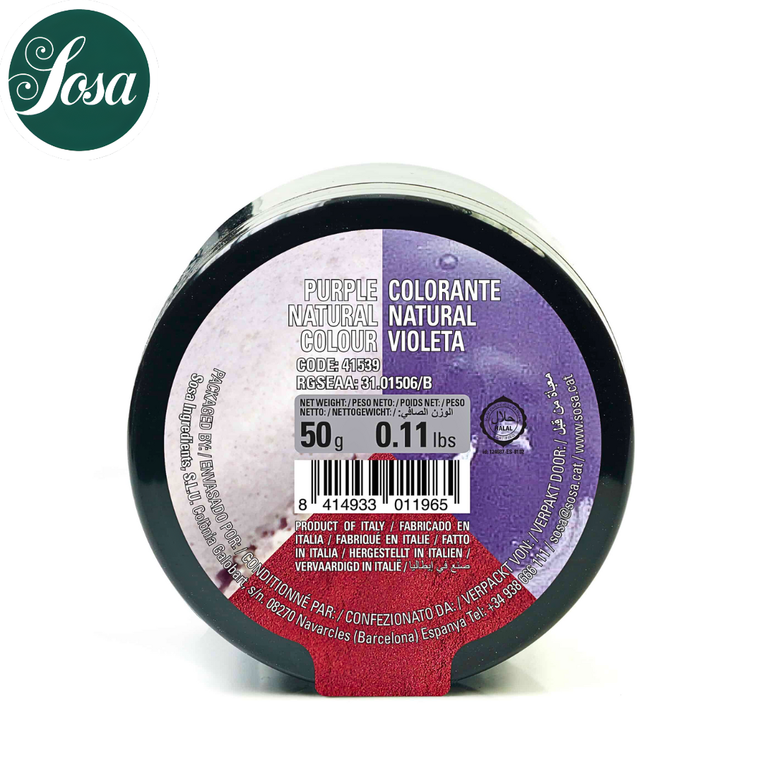 Sosa Ingredients Natural Violet Colorant plant based food coloring for pastry and gastronomy