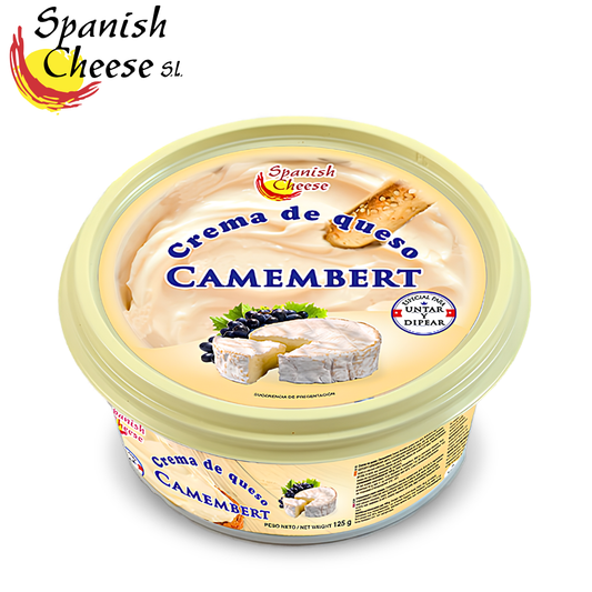 Spanish Cheese Crema de Queso Camembert 125g Spreadable Cheese Cream