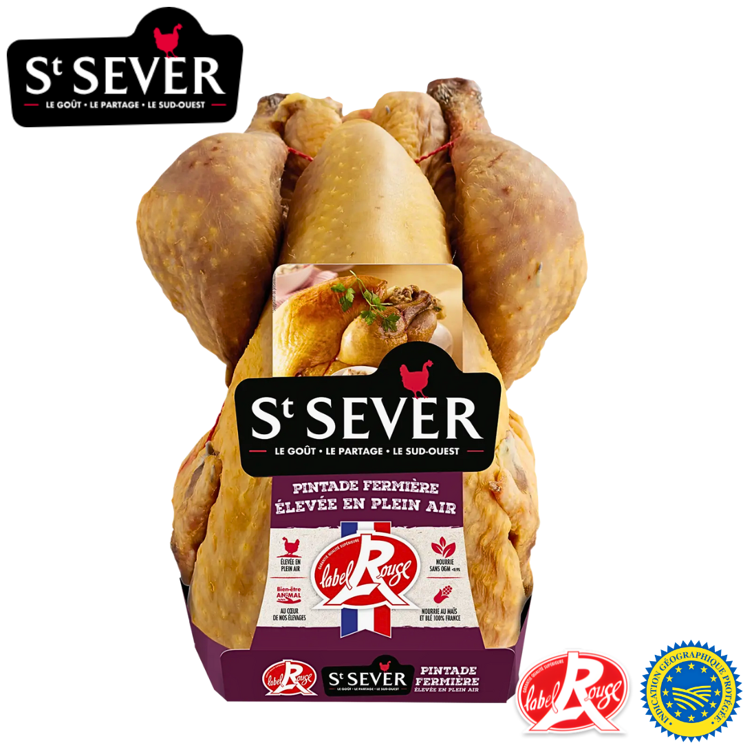 St Sever Oven-Ready Whole Guinea Fowl