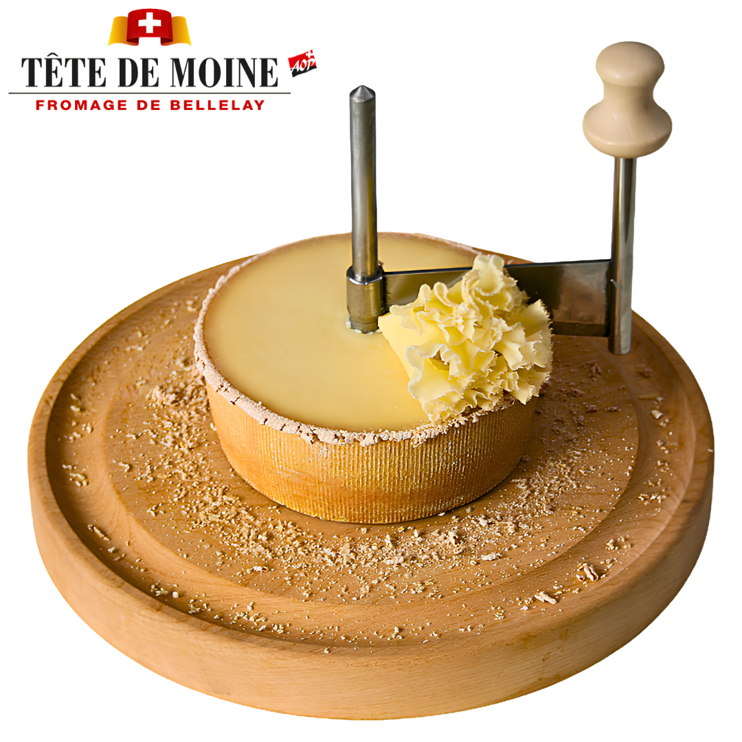 Tête de Moine AOP Classic Swiss Cheese with Girolle