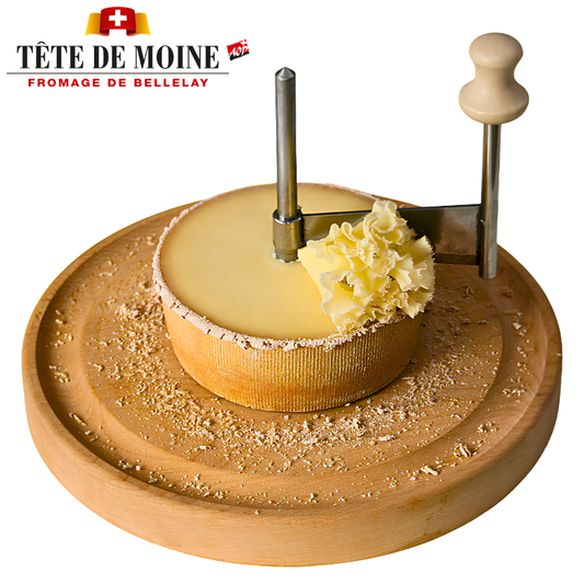 Tête de Moine AOP Classic Swiss Cheese with Girolle