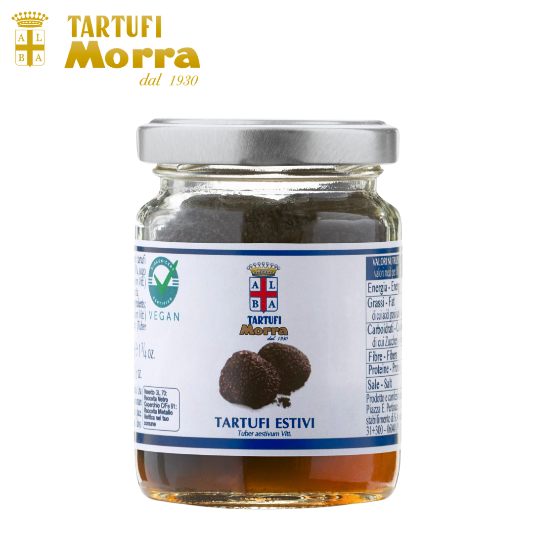 Tartufi Morra Black Summer Truffles in a Jar 70g