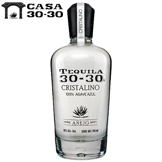 Tequila 30-30 Cristalino Añejo 750ml
