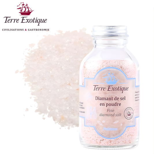 Terre Exotique Fine Diamond Salt  Himalayan pink salt from Pakistan