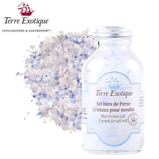 Terre Exotique Persian Blue Salt Crystals for Mill from Iran