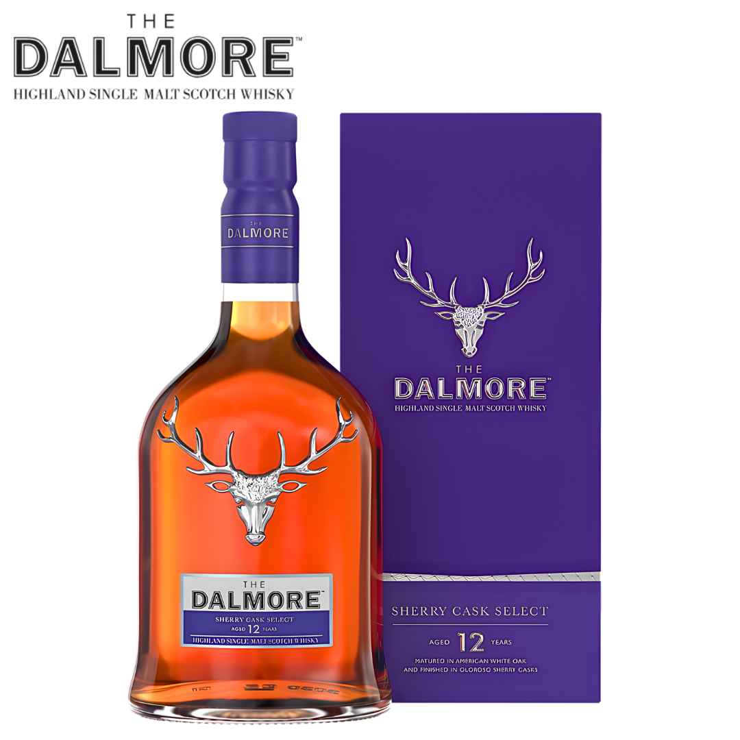 The Dalmore 12YO Sherry Cask Select Highland Single Malt Scotch Whisky 70cl