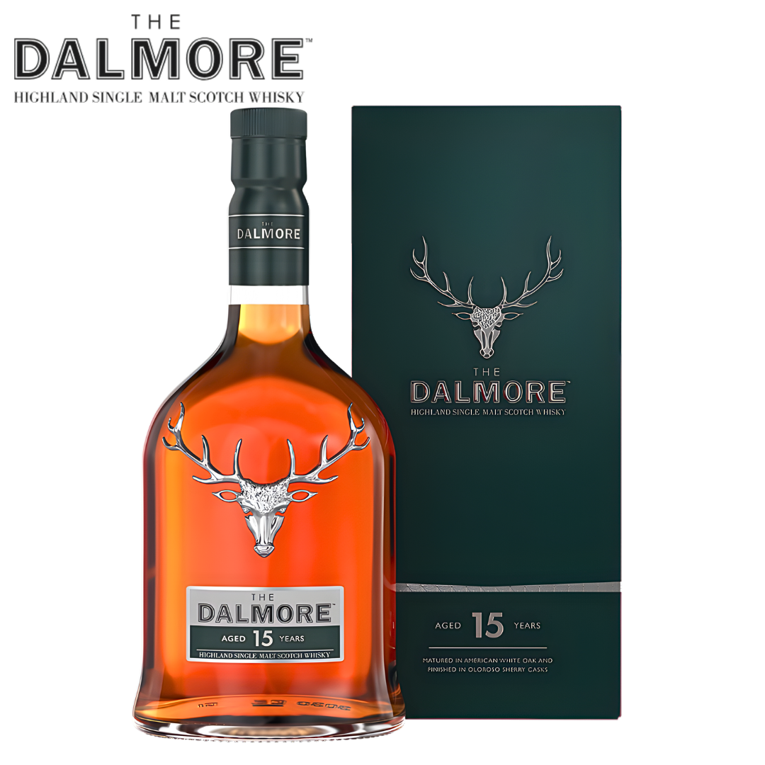 The Dalmore 15YO Highland Single Malt Scotch Whiskey 70cl