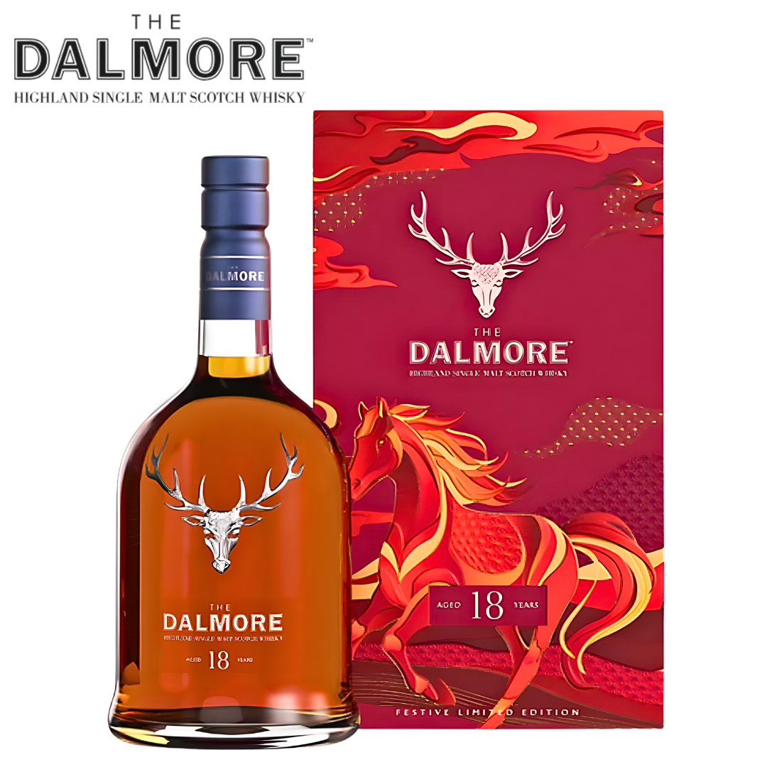 The Dalmore 18 Lunar New Year 2026 Edition bottle and limited edition gift box 70cl 43% ABV