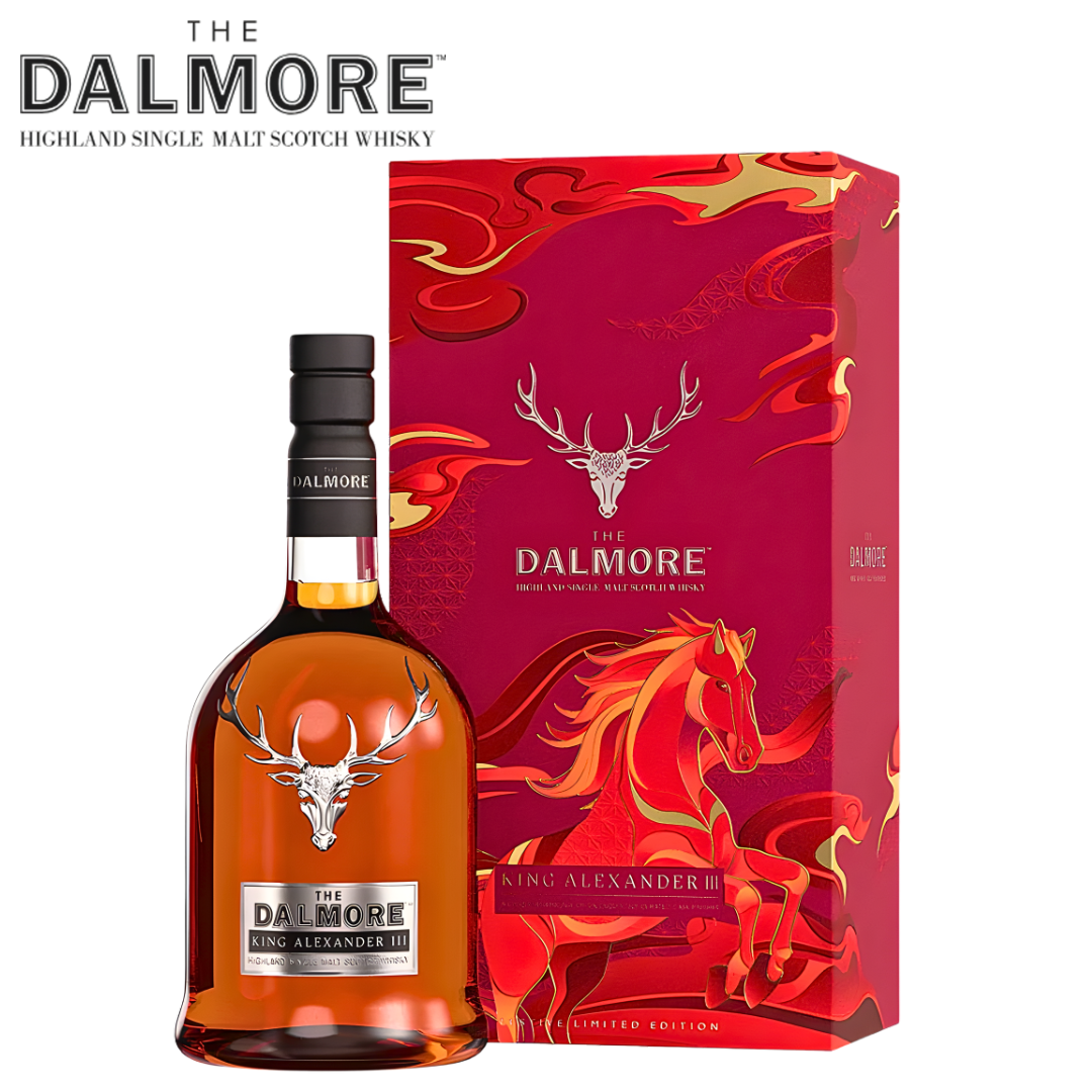 The Dalmore King Alexander III Lunar New Year 2026 Edition bottle and limited edition gift box 70cl 40% ABV