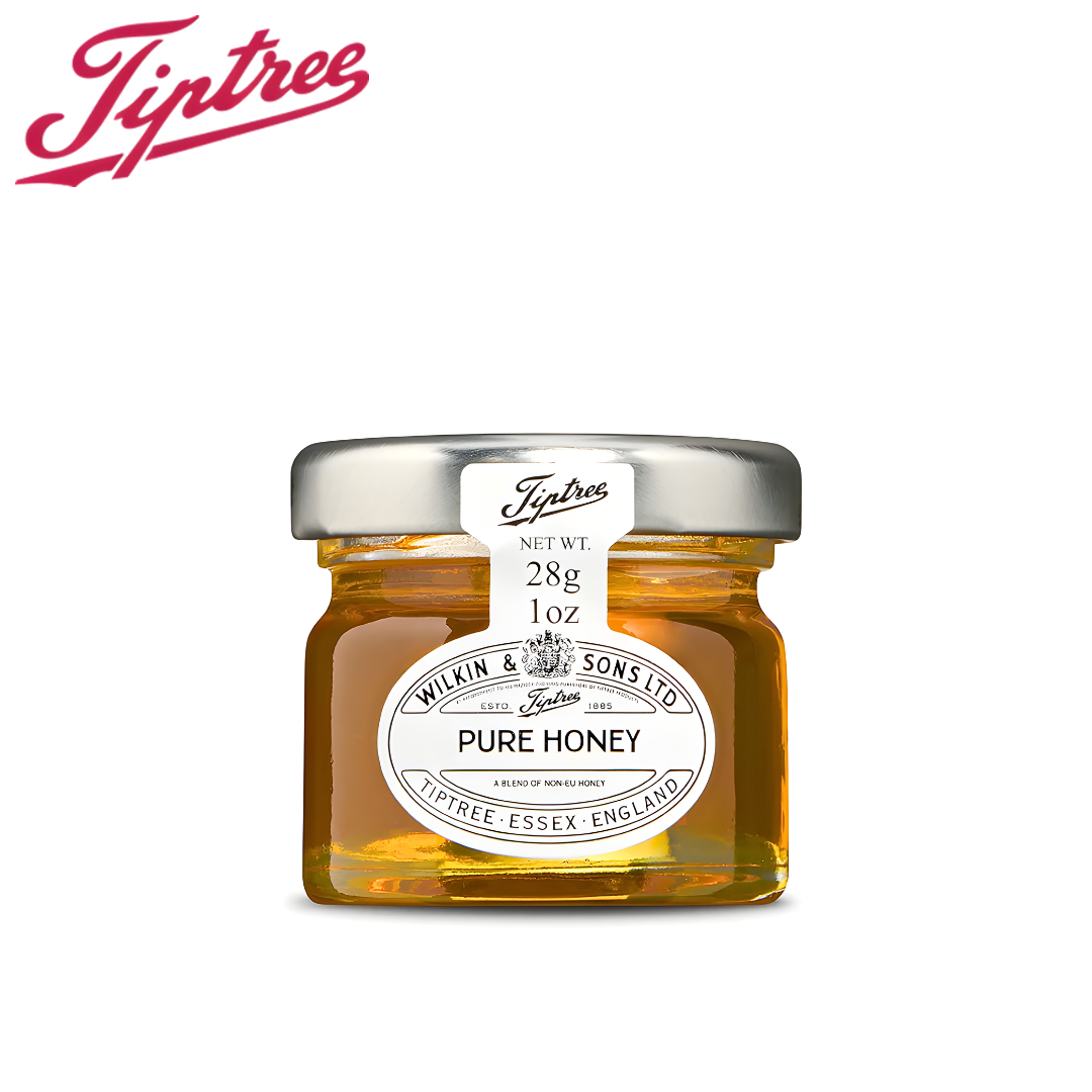 Tiptree Miniature Pure Clear Honey 28g mini glass jar smooth sweet honey