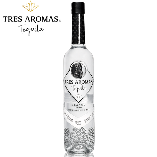 Tres Aromas Blanco Fino Tequila 750ml