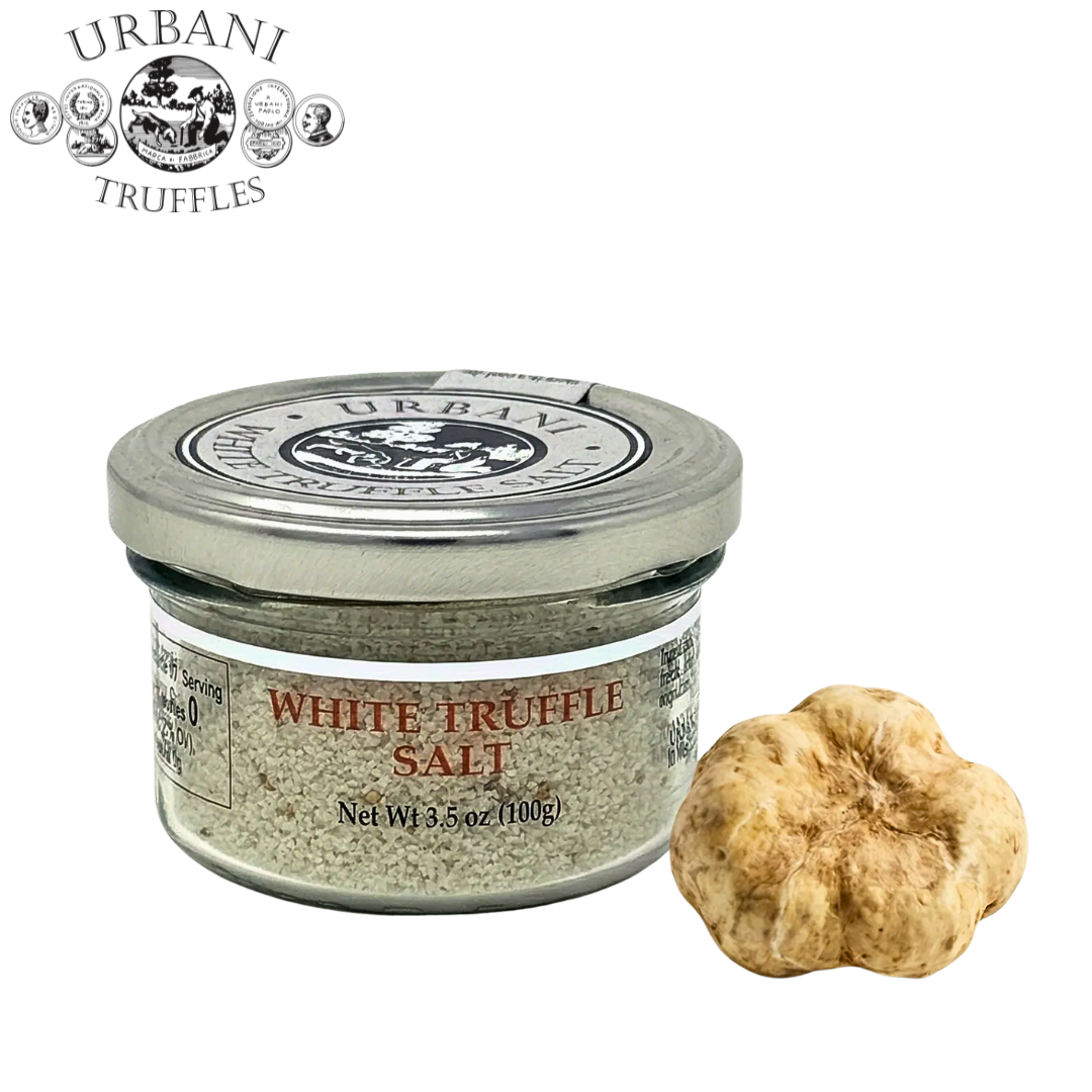 Urbani white truffle salt gourmet seasoning Italy