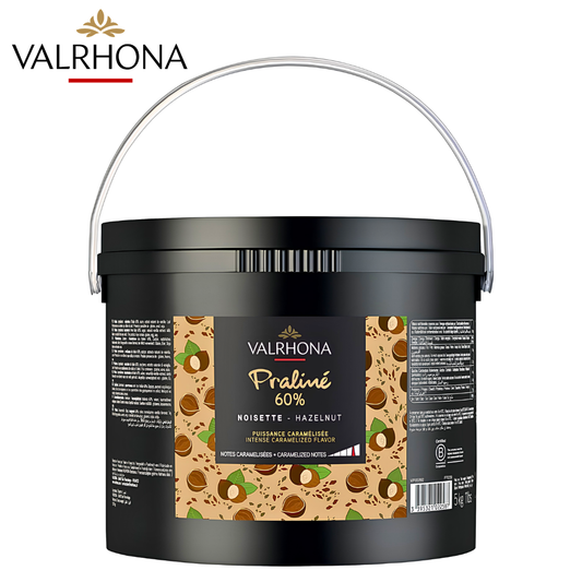 Valrhona 60% Hazelnut Paste professional 5kg tub
