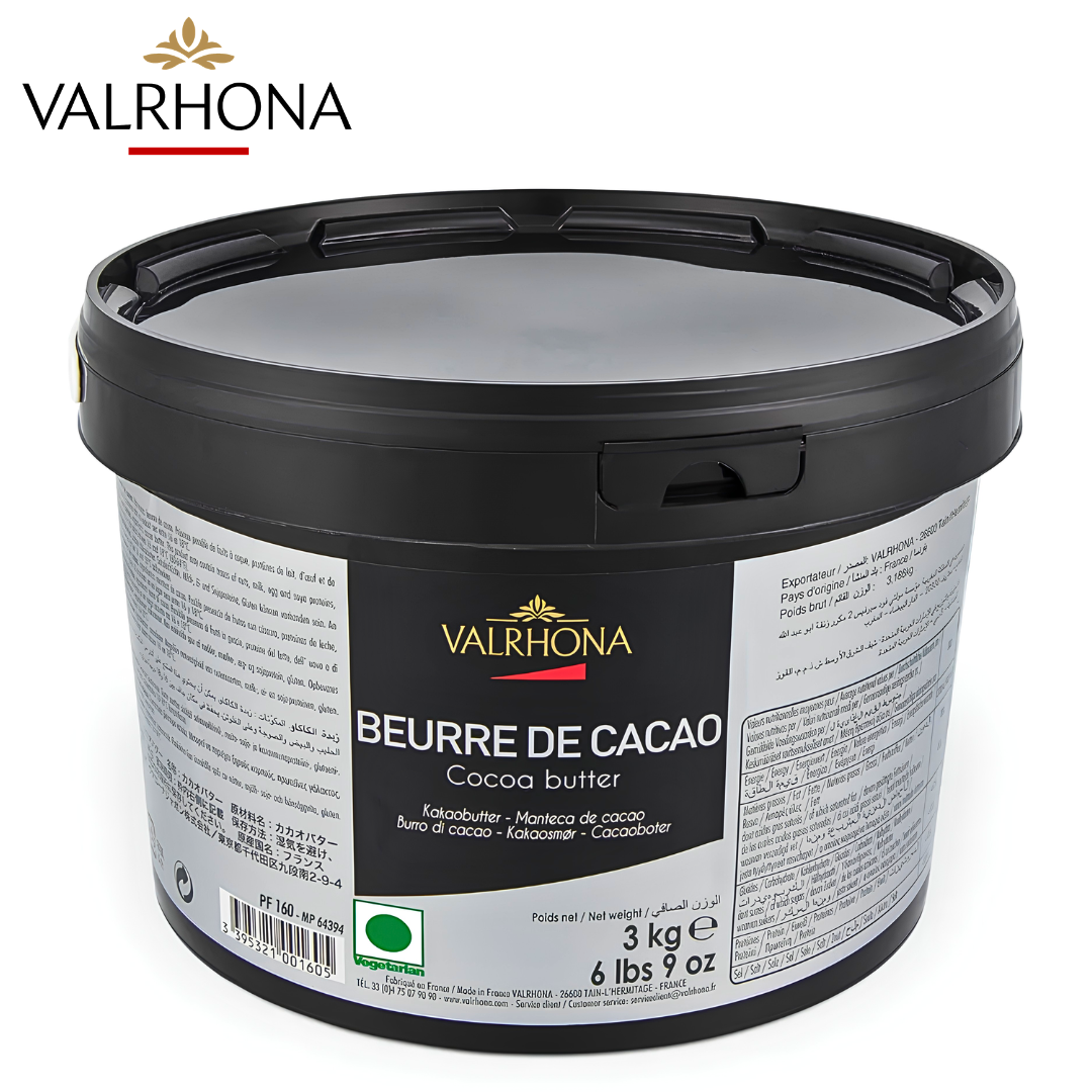 Valrhona cocoa butter professional 3kg bucket