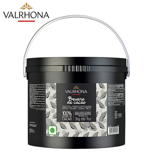 Valrhona purified cocoa butter professional 3kg bucket