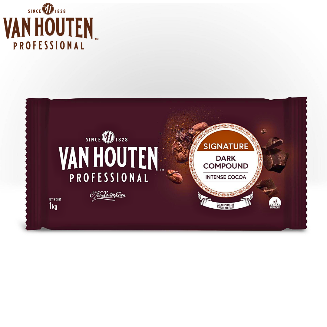 Van Houten Professional Signature Intense Dark Compound 1kg Block