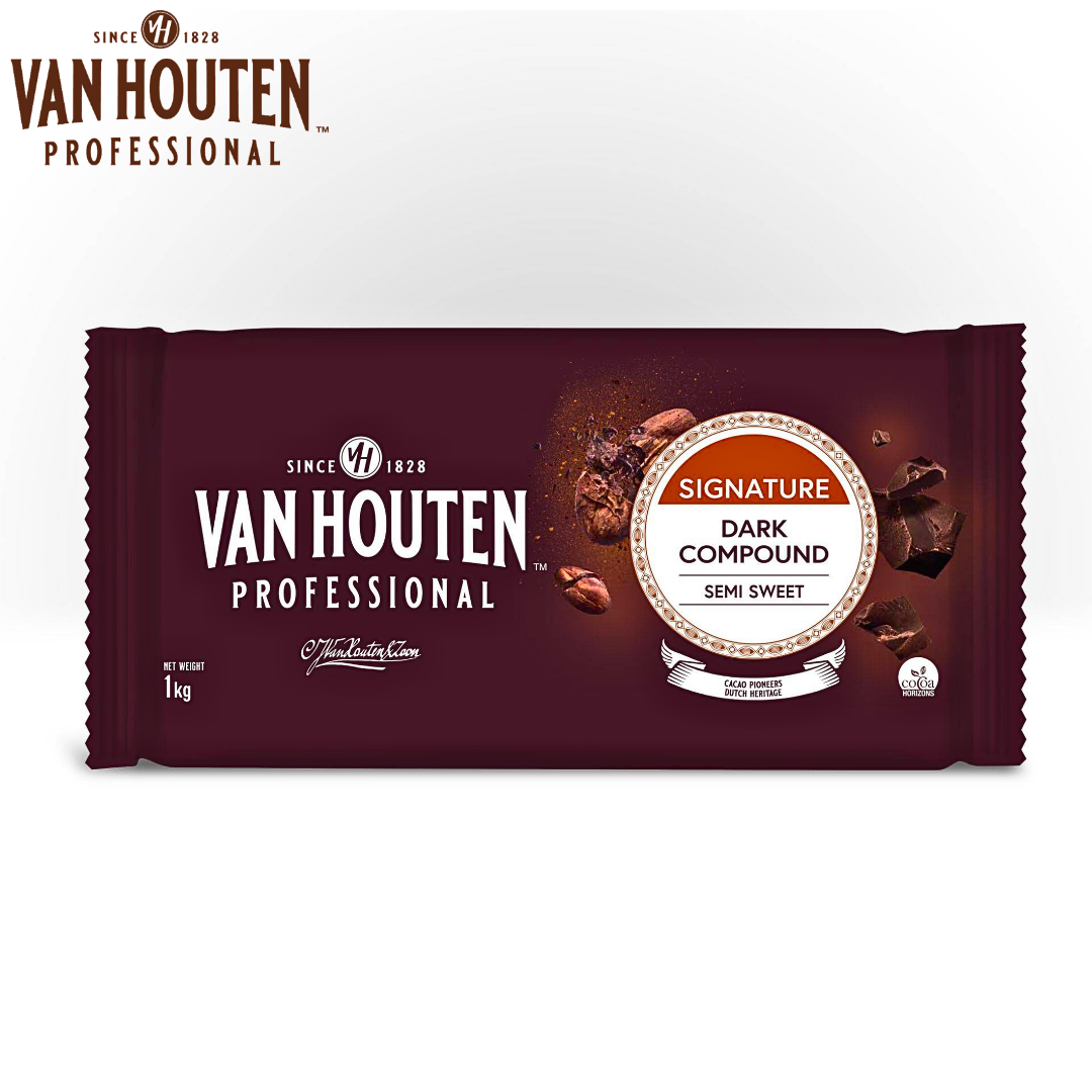 Van Houten Professional Signature Semi Sweet Compound 1kg Block