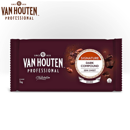 Van Houten Professional Signature Semi Sweet Compound 1kg Block