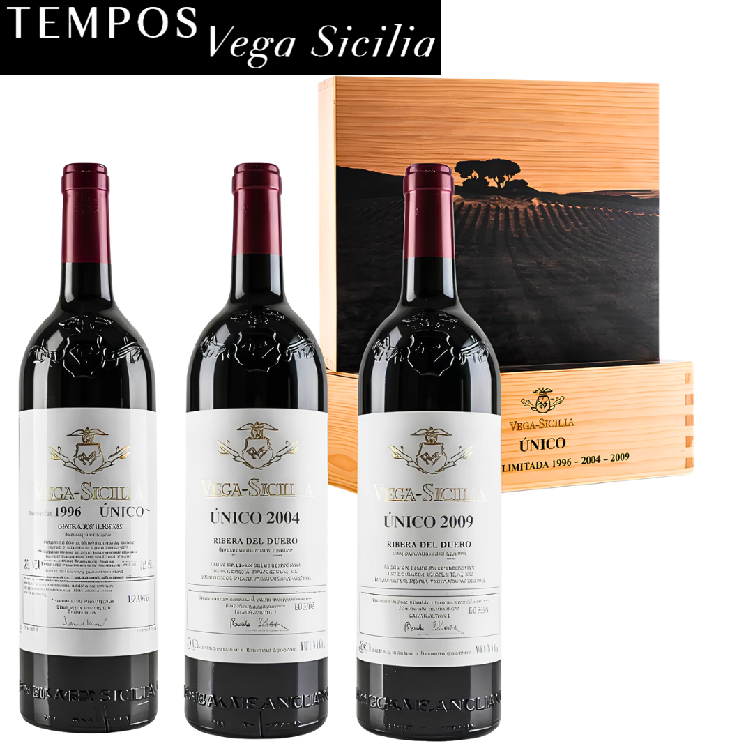 Vega Sicilia Unico Collection 1996 2004 2009 Ribera del Duero Spain