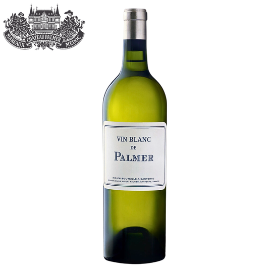 Vin Blanc de Palmer 2018 rare Bordeaux Blanc white wine bottle