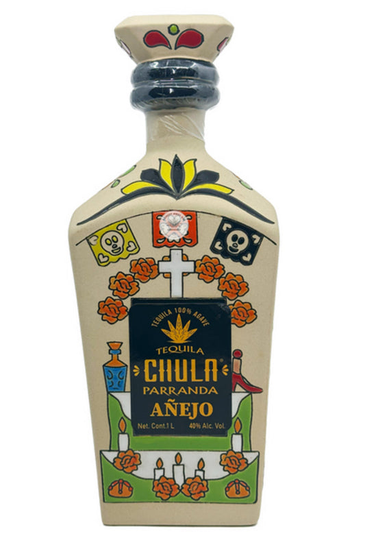 Chula Parranda Añejo Catrina Ceramic Tequila 1L