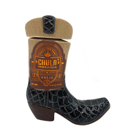 Chula Parranda Añejo Ceramic Boot Tequila 750ml