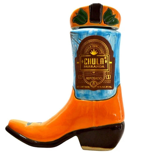 Chula Parranda Reposado Ceramic Boot Tequila 750ml