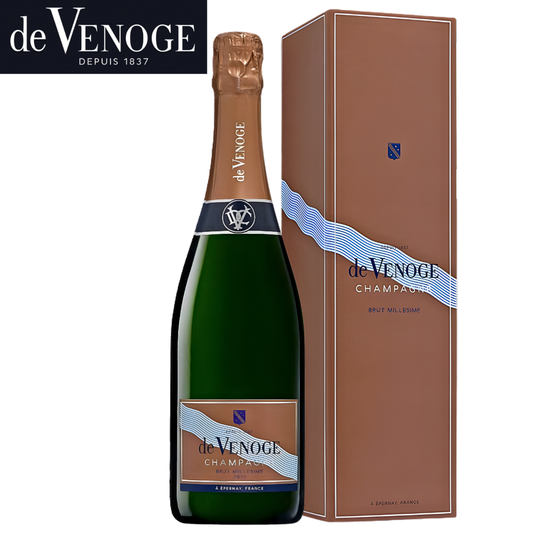 de Venoge Cordon Bleu Brut Millesime Champagne 2012 750ml bottle with gift box