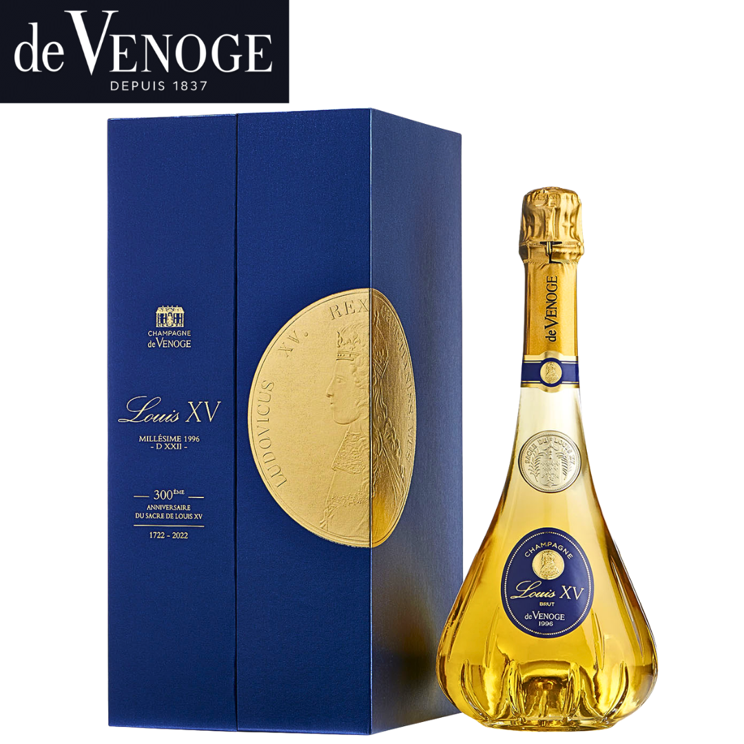 de Venoge Louis XV Brut Millesime 1995 Champagne Anniversaire du Sacre de Louis XV