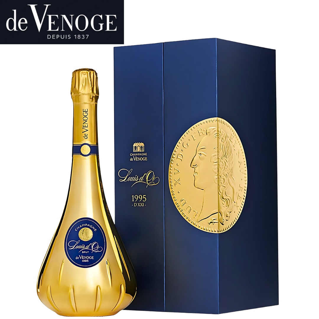 de Venoge Louis d'Or Brut Millesime Champagne 1995