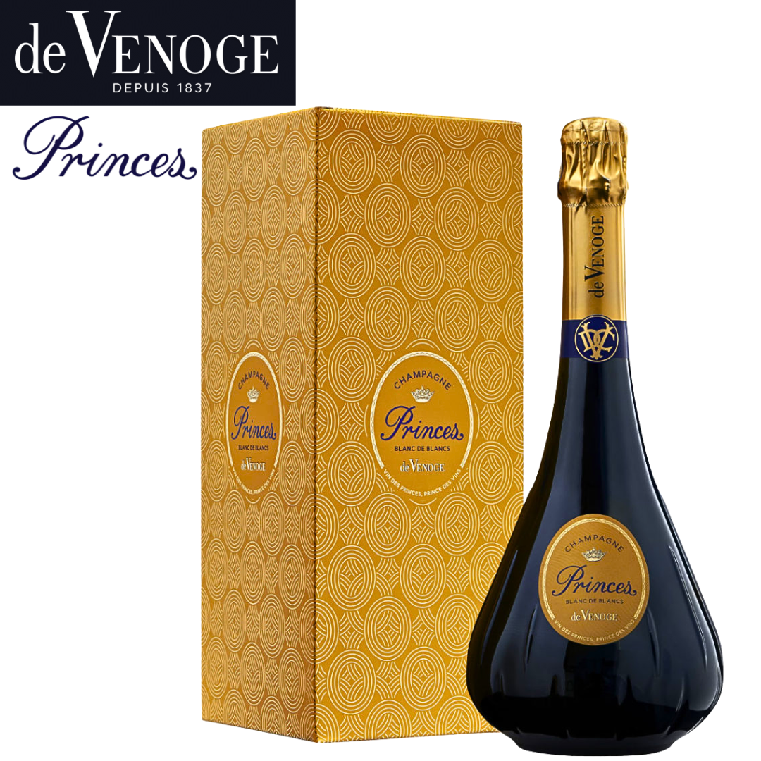 de Venoge Princes Blanc de Blancs Champagne NV 750ml bottle with gift box