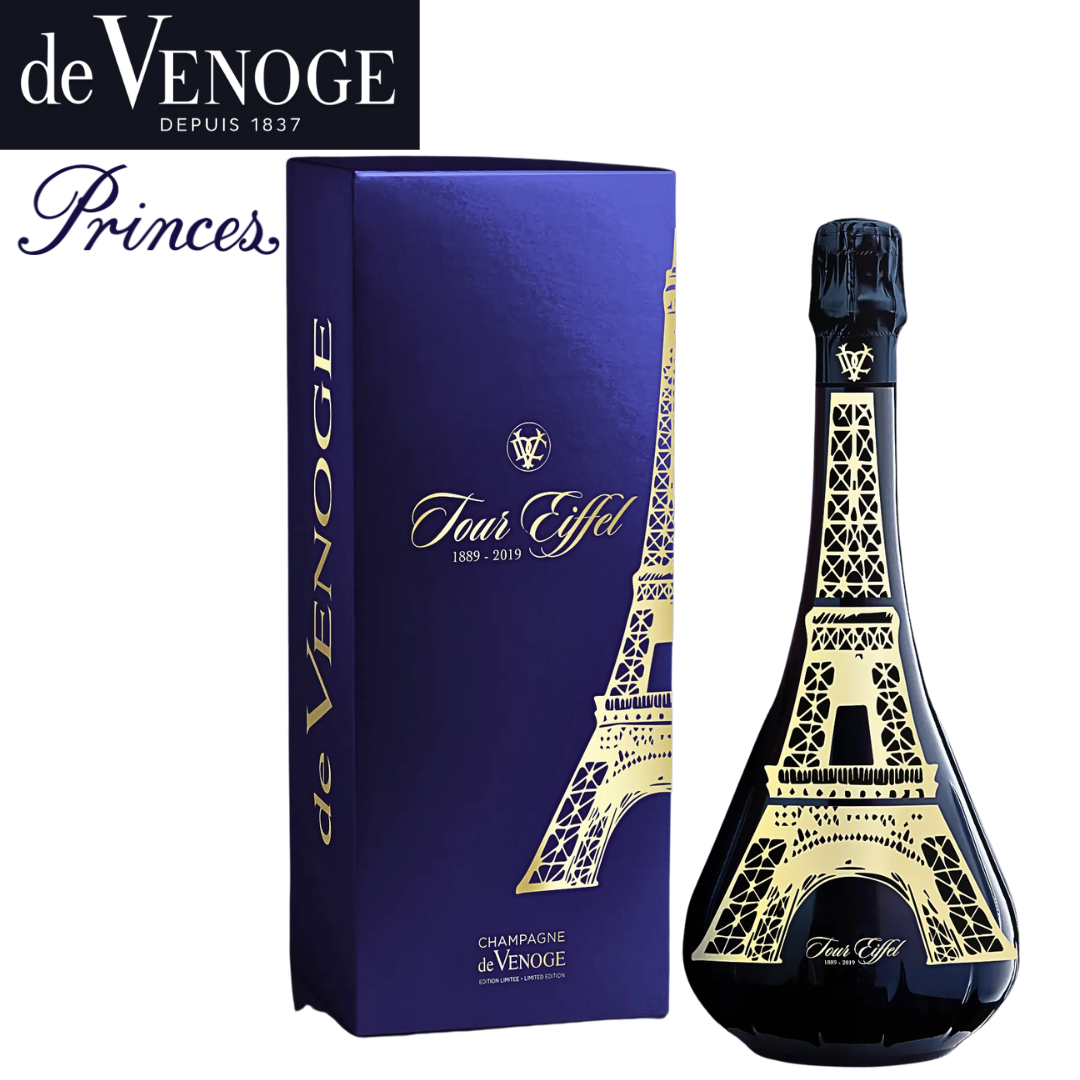 de Venoge Princes Brut Tour Eiffel Champagne NV 750ml bottle