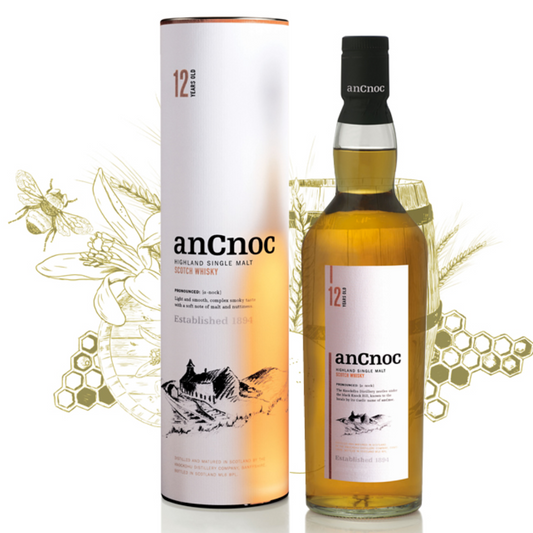 Ancnoc 12YO Highland Single Malt Scotch Whisky (70cl)