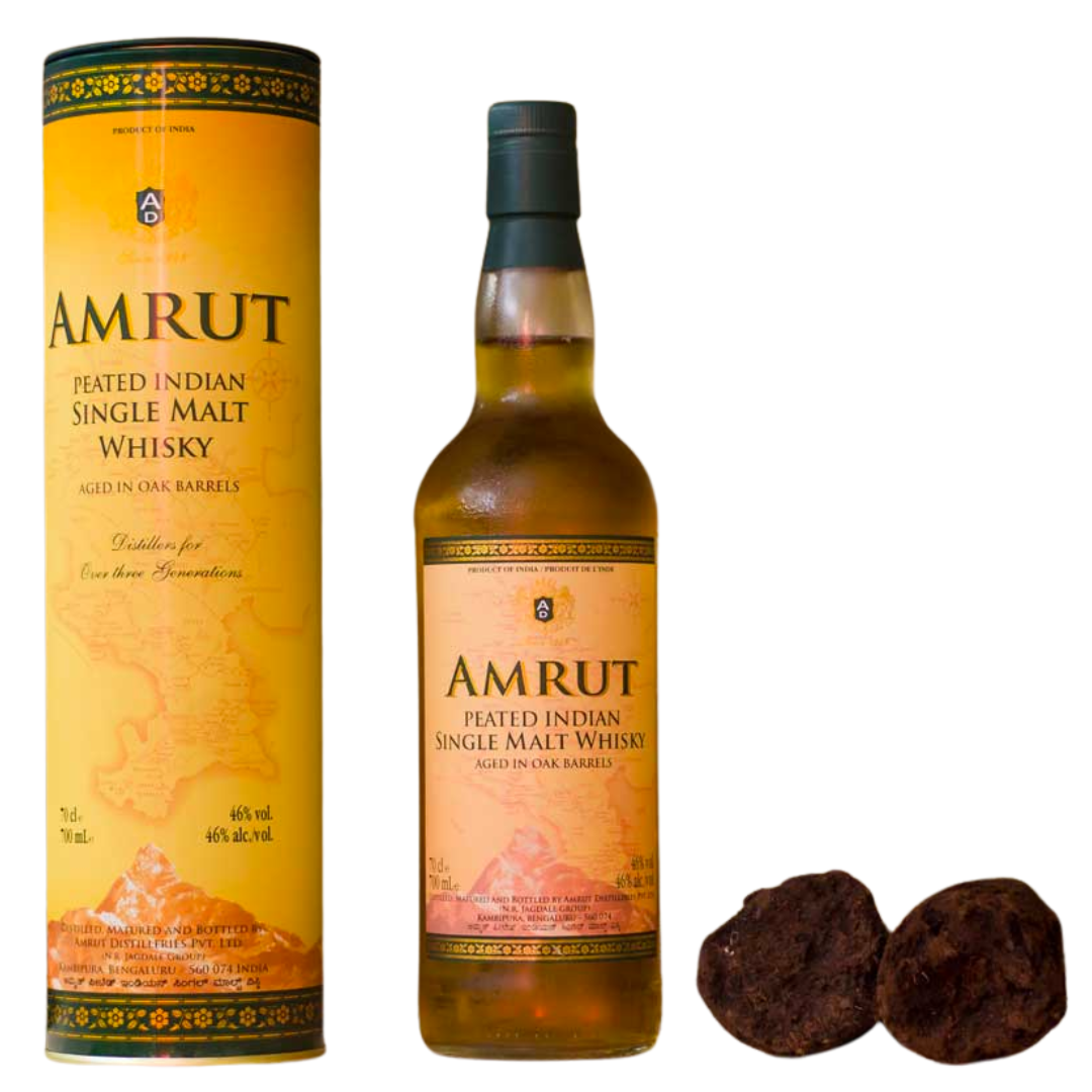 Amrut Peated Indian Single Malt Whisky (70cl)