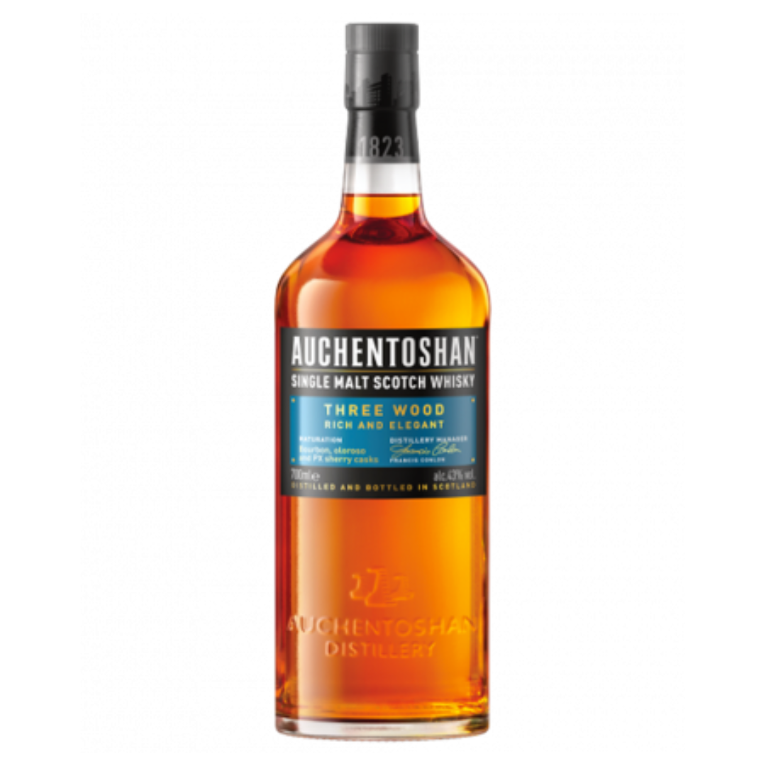 Auchentoshan Three Wood Single Malt Scotch Whisky (70cl)