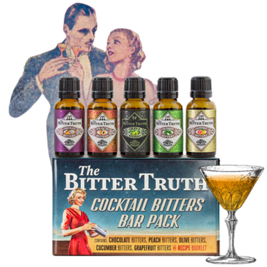 The Bitter Truth Cocktail Bitters Bar Pack Set (10cl: 5x2cl)