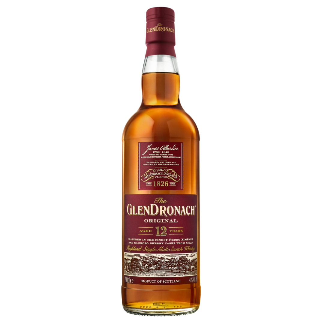 The Glendronach Original 12YO Highland Single Malt Scotch Whisky (70cl)