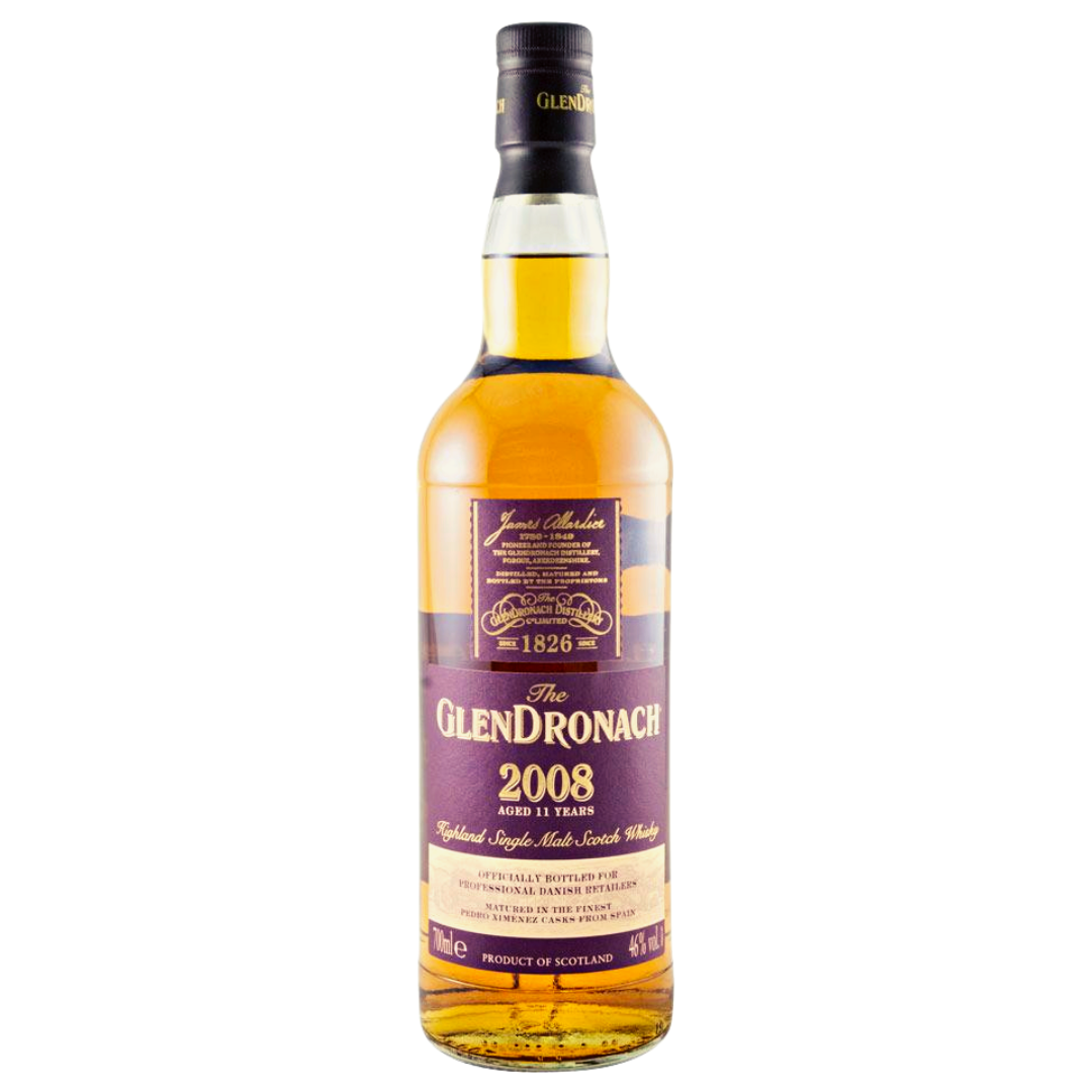 The Glendronach 2008 11YO Pedro Ximenez Puncheon Highland Single Malt Scotch Whisky (70cl)