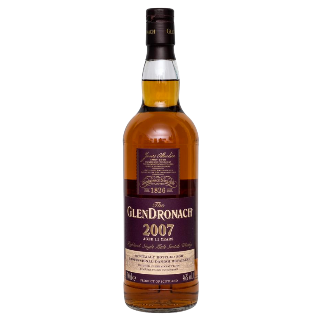 The Glendronach 2007 12YO Pedro Ximenez Puncheon Highland Single Malt Scotch Whisky (70cl)