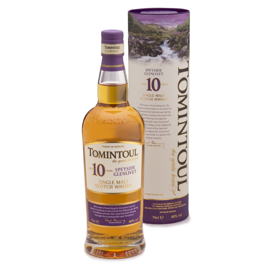 Tomintoul 10YO Speyside Single Malt Scotch Whisky (70cl)