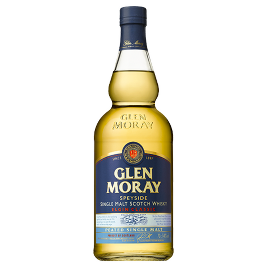 Glen Moray Classic Peated Speyside Single Malt Scotch Whisky (70cl)