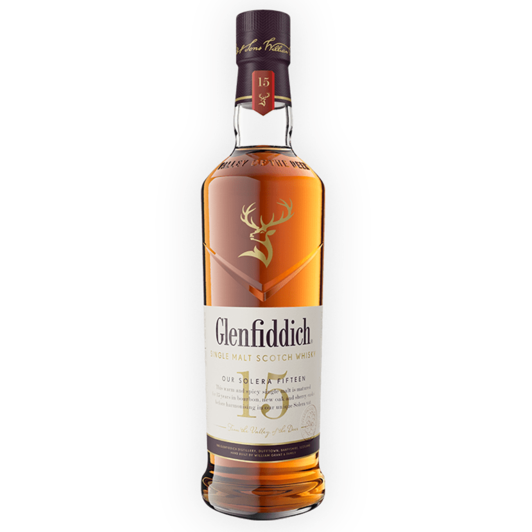 Glenfiddich 15YO Single Malt Scotch Whisky (70cl)