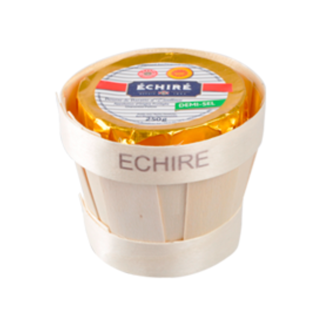 Echire AOP Semi Salted Butter in Basket (250g x 8 pcs) (pre-order 1 week lead time)