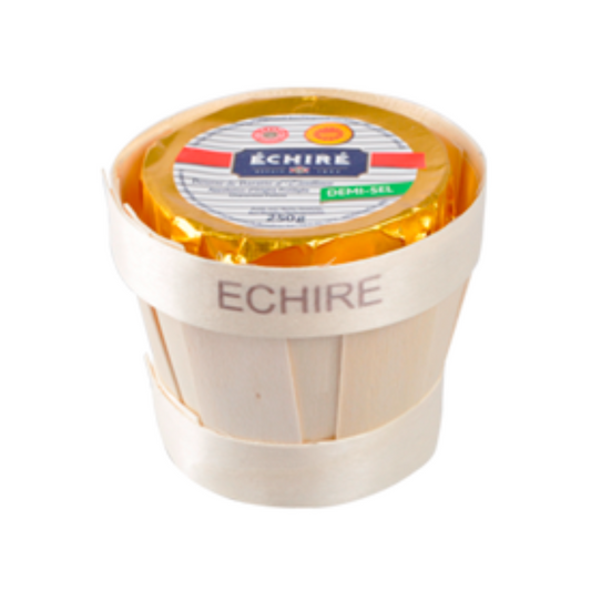 Echire AOP Semi Salted Butter in Basket (250g) (pre-order 1 week lead time)