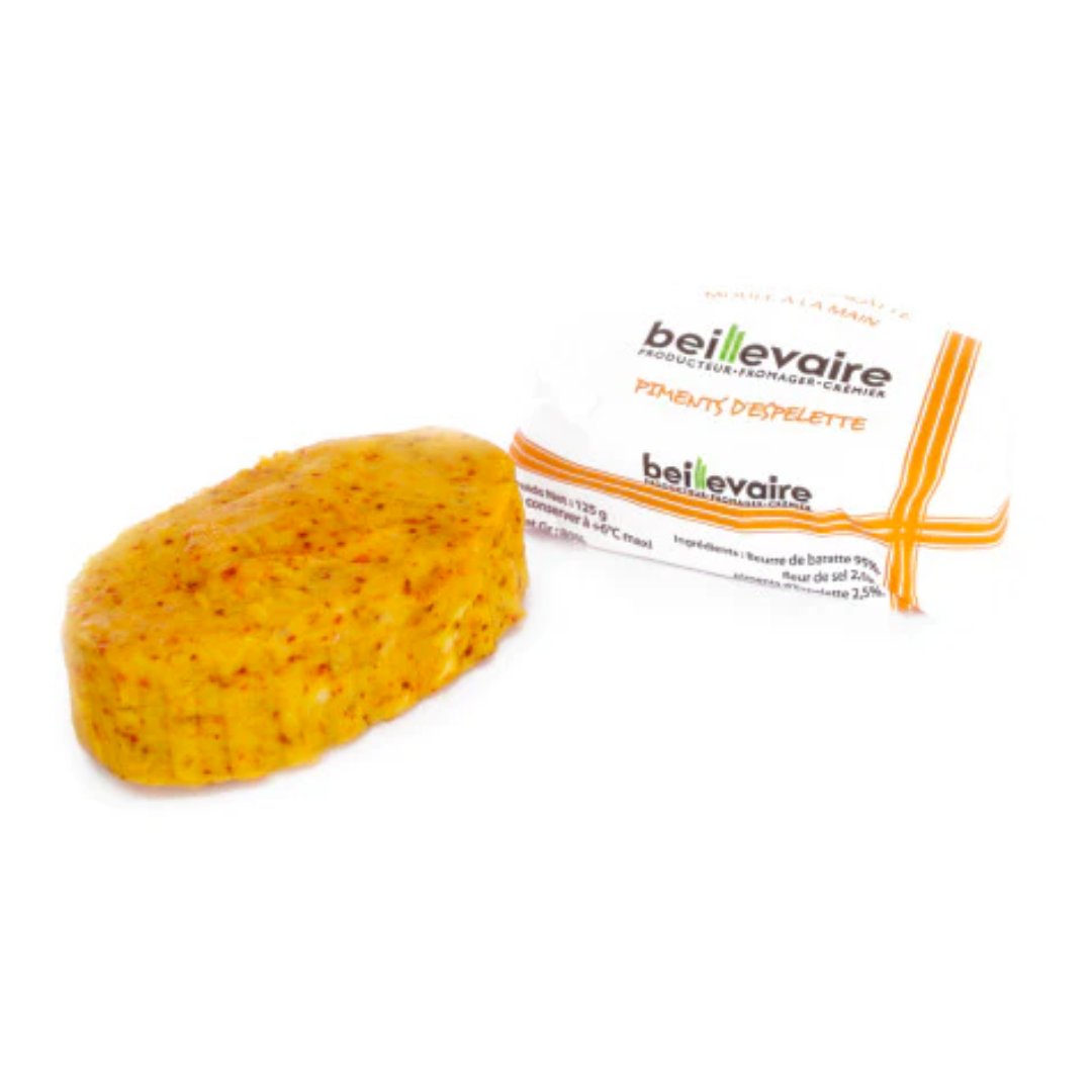 Beillevaire Beurre Aux Piments d'Espelette 125g