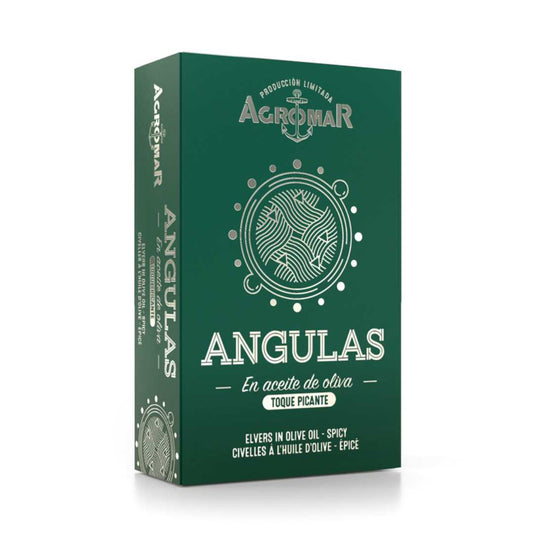 Agromar Freshly Canned Angulas (Baby Eels) in Olive Oil 115g