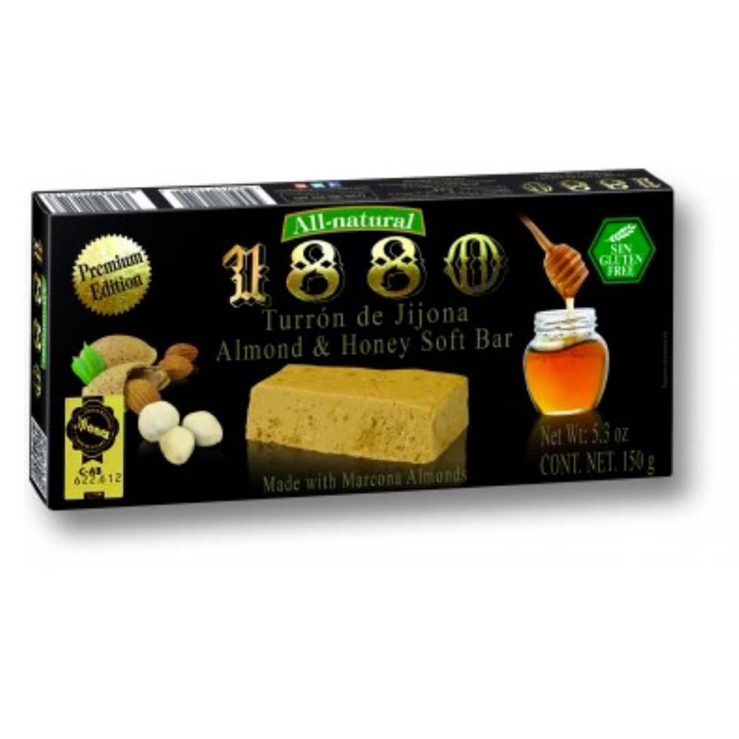Turron Box 1880 Jijona Soft Almond Turron Gift Box (6 x 150g) – Barrels and Beyond PH